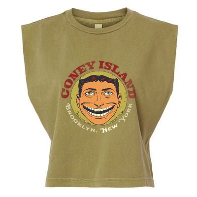 Coney Island Brooklyn Ny Garment-Dyed Women's Muscle Tee