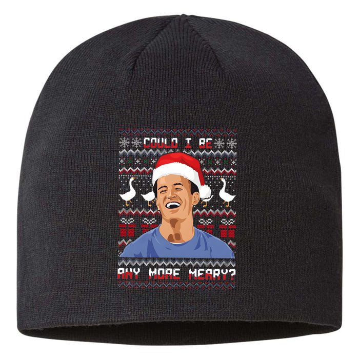 Could I Be Any More Merry Chandler Bing Christmas Rip Rest In Peace Sustainable Beanie