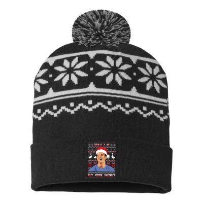 Could I Be Any More Merry Chandler Bing Christmas Rip Rest In Peace USA-Made Snowflake Beanie