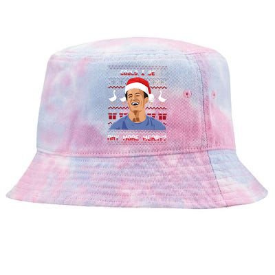 Could I Be Any More Merry Chandler Bing Christmas Rip Rest In Peace Tie-Dyed Bucket Hat