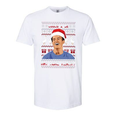 Could I Be Any More Merry Chandler Bing Christmas Rip Rest In Peace Softstyle CVC T-Shirt