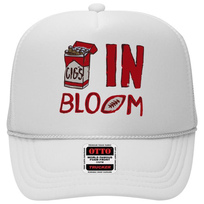 Cigs In Bloom High Crown Mesh Back Trucker Hat