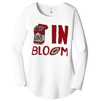 Cigs In Bloom Women's Perfect Tri Tunic Long Sleeve Shirt