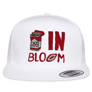 Cigs In Bloom Flat Bill Trucker Hat