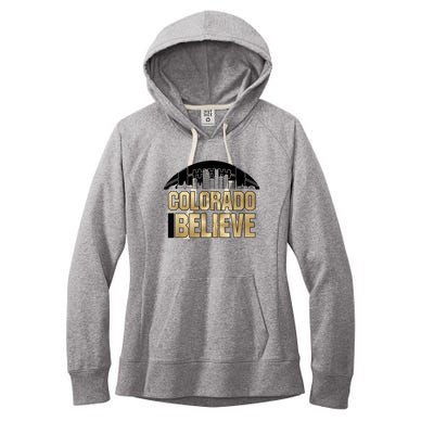 Colorado I Believe In Football Women's Fleece Hoodie