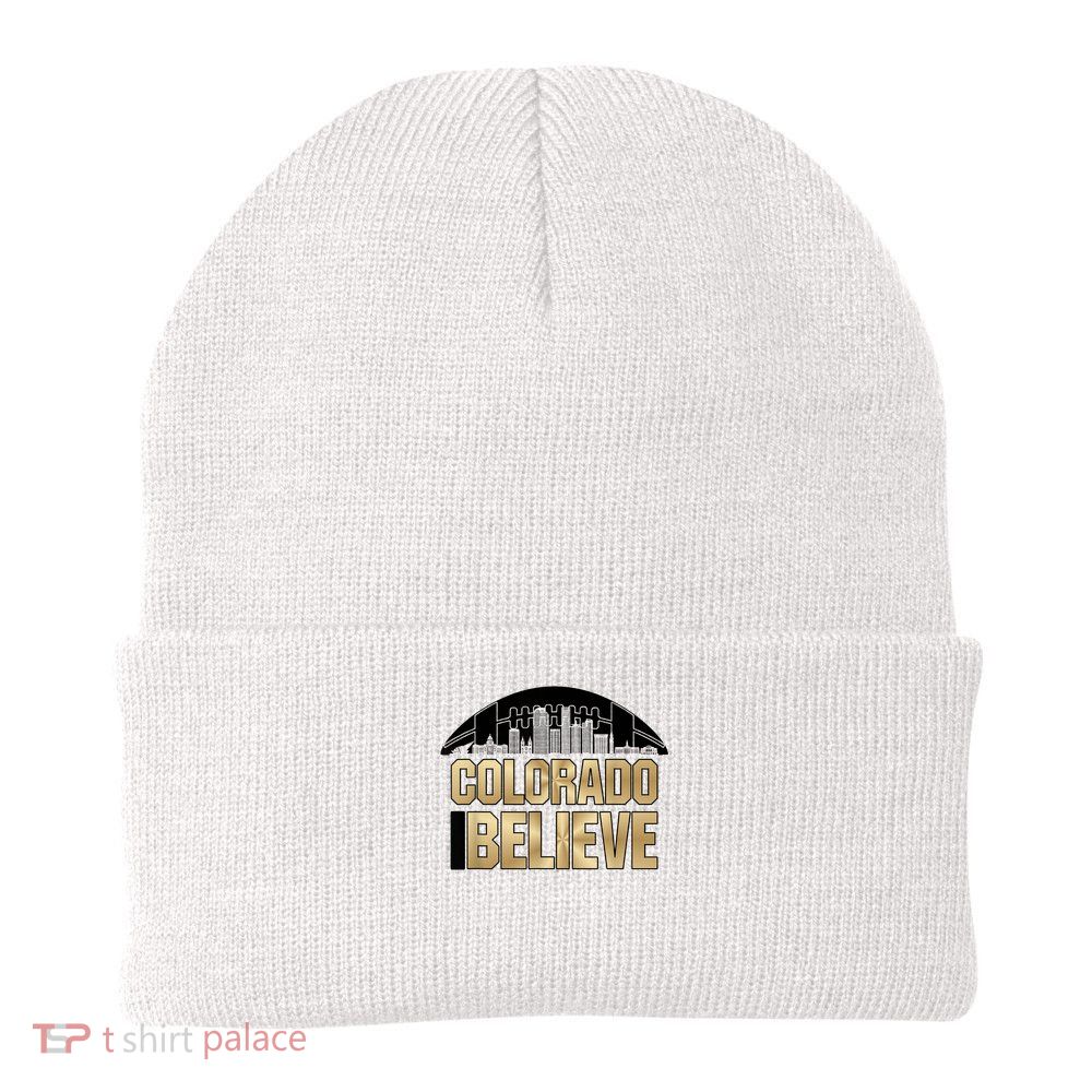Colorado I Believe In Football Beanie
