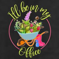 Cute I'll Be In My Office Gardening Fan Cool Comfort Performance Bucket Hat