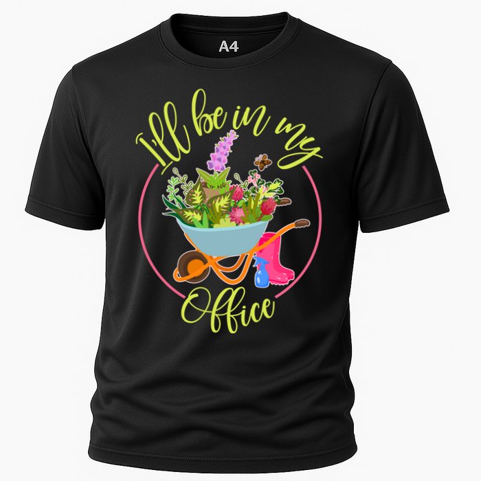 Cute I'll Be In My Office Gardening Fan Cooling Performance Crew T-Shirt