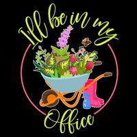 Cute I'll Be In My Office Gardening Fan Cooling Performance Crew T-Shirt