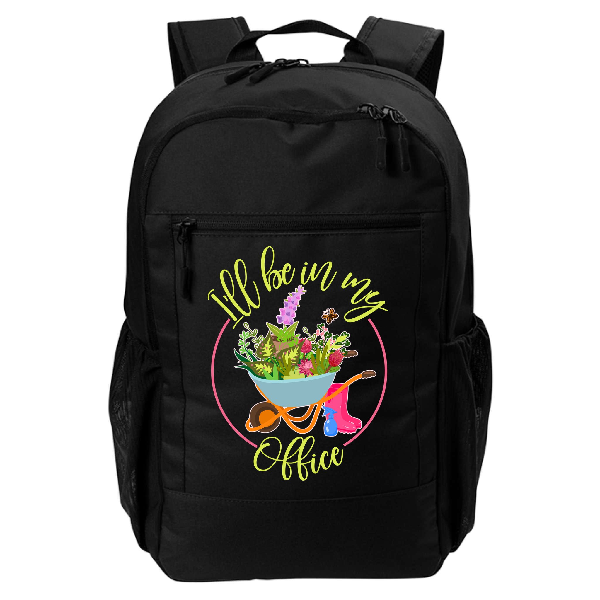 Cute I'll Be In My Office Gardening Fan Backpack