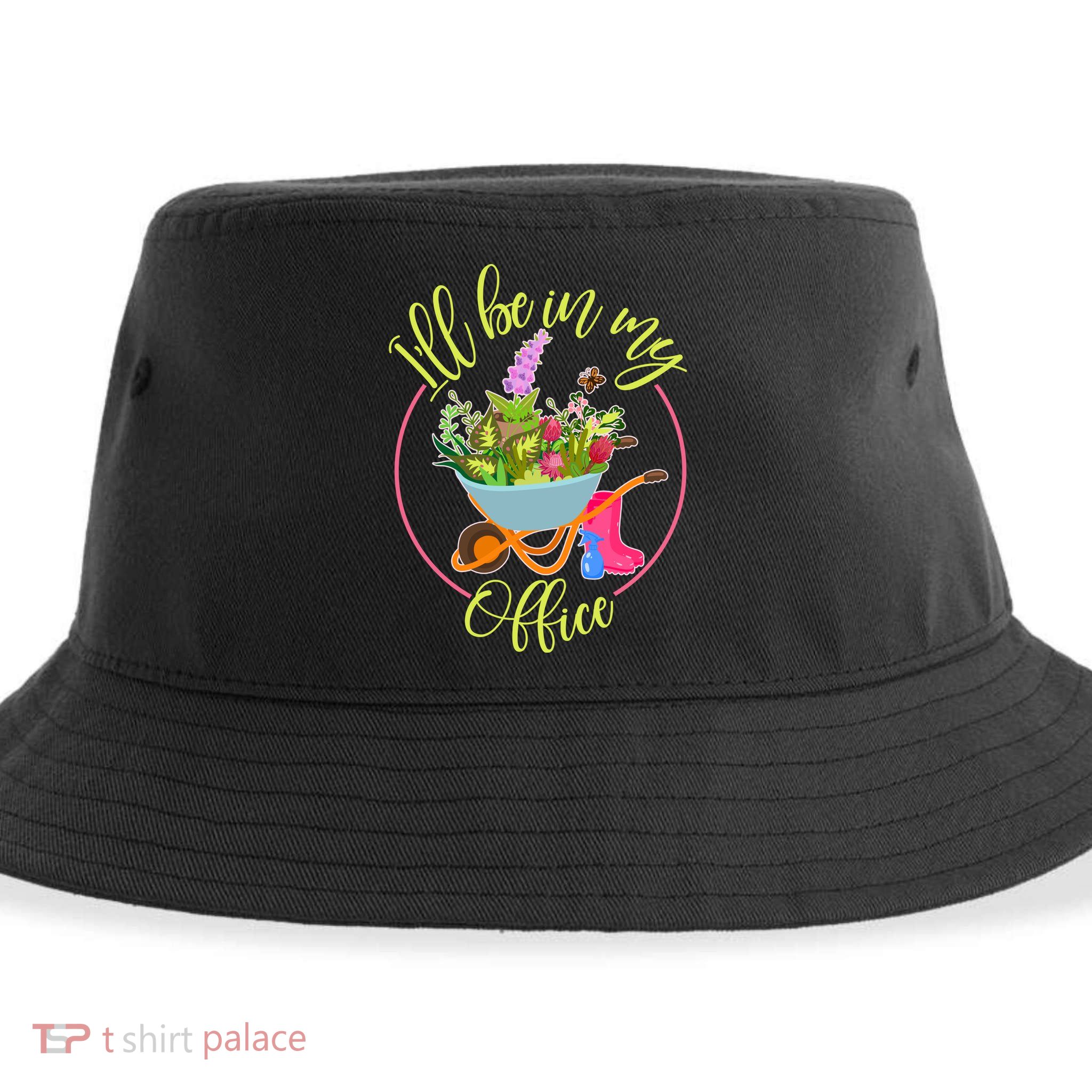 Cute I'll Be In My Office Gardening Fan Sustainable Bucket Hat