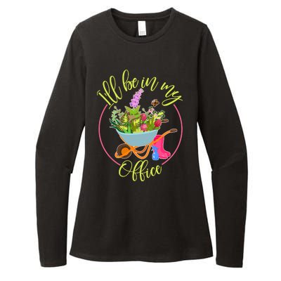 Cute I'll Be In My Office Gardening Fan Womens CVC Long Sleeve Shirt