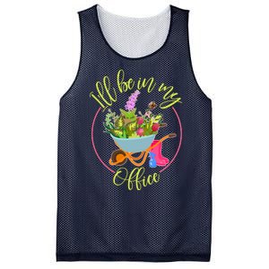 Cute I'll Be In My Office Gardening Fan Mesh Reversible Basketball Jersey Tank