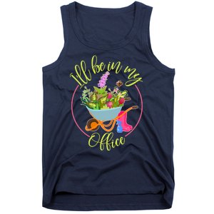 Cute I'll Be In My Office Gardening Fan Tank Top