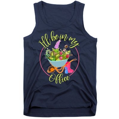 Cute I'll Be In My Office Gardening Fan Tank Top