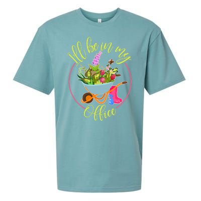 Cute I'll Be In My Office Gardening Fan Sueded Cloud Jersey T-Shirt