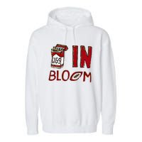 Cigs In Bloom Garment-Dyed Fleece Hoodie