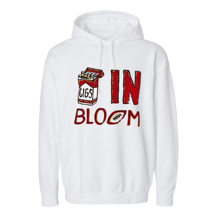 Cigs In Bloom Garment-Dyed Fleece Hoodie