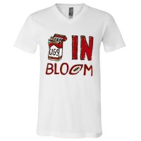 Cigs In Bloom V-Neck T-Shirt