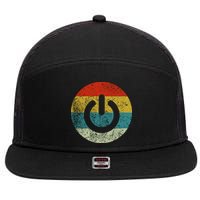 Computer Icons Button Power 7 Panel Mesh Trucker Snapback Hat