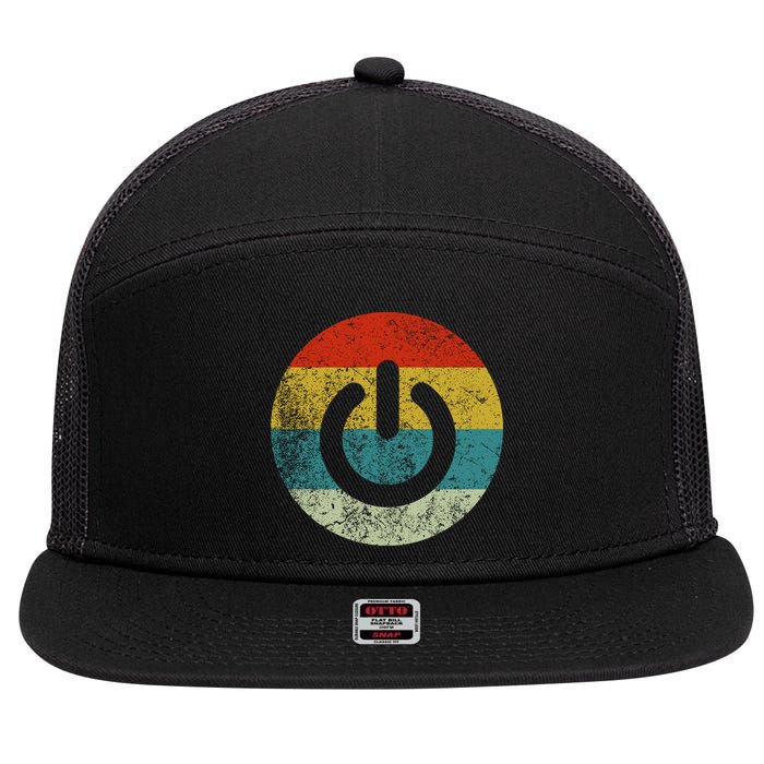 Computer Icons Button Power 7 Panel Mesh Trucker Snapback Hat