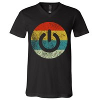 Computer Icons Button Power V-Neck T-Shirt