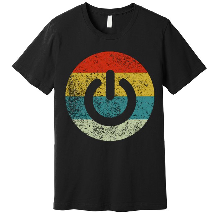 Computer Icons Button Power Premium T-Shirt