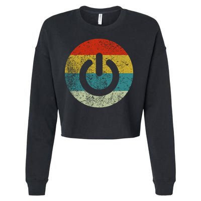 Computer Icons Button Power Cropped Pullover Crew