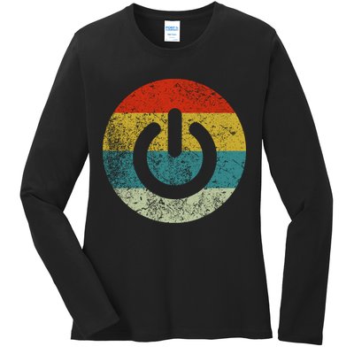 Computer Icons Button Power Ladies Long Sleeve Shirt