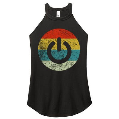 Computer Icons Button Power Women's Perfect Tri Rocker Tank