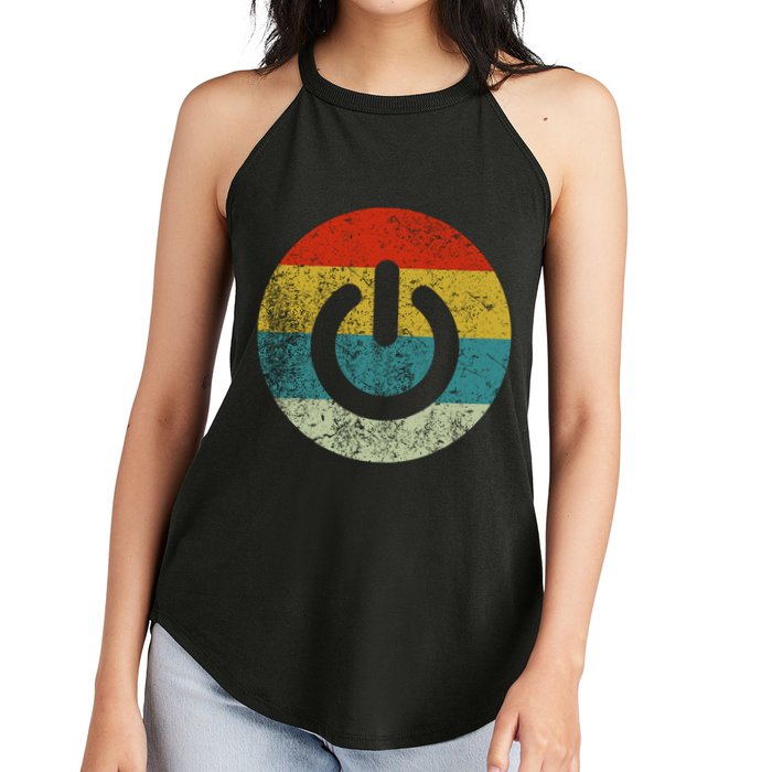 Computer Icons Button Power Women's Perfect Tri Rocker Tank