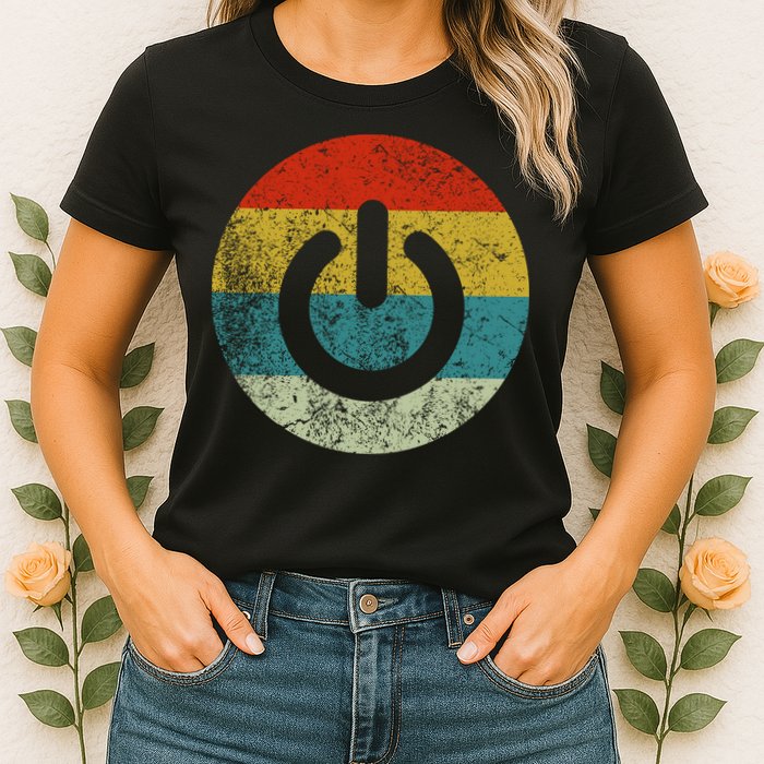 Computer Icons Button Power Women's T-Shirt