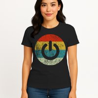 Computer Icons Button Power Women's T-Shirt