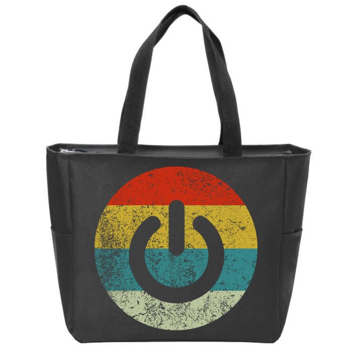 Computer Icons Button Power Zip Tote Bag