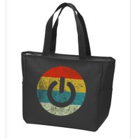 Computer Icons Button Power Zip Tote Bag