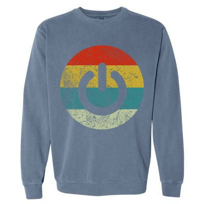 Computer Icons Button Power Garment-Dyed Sweatshirt