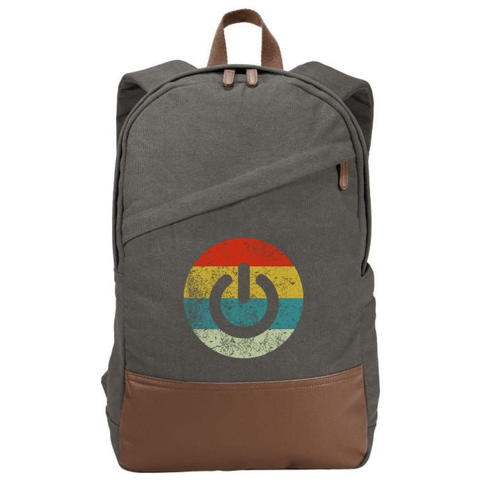 Computer Icons Button Power Cotton Canvas Backpack