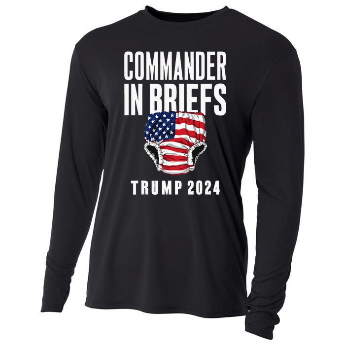 Commander In Briefs Trump 2024 Cooling Performance Long Sleeve Crew