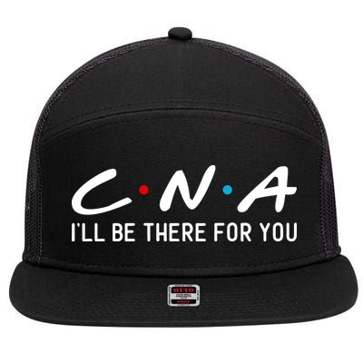 C.n.a I'll Be There For You 7 Panel Mesh Trucker Snapback Hat