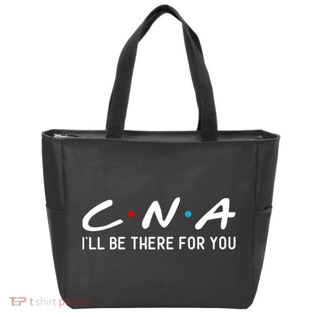 C.n.a I'll Be There For You Zip Tote Bag