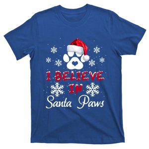 Christmas I Believe In Santa Paws Gift T-Shirt