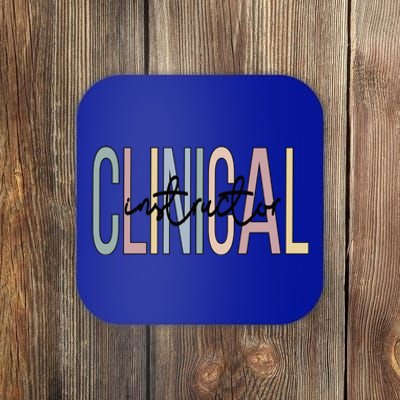 Clinical Instructor Boho Clinical Instructors Gift Coaster