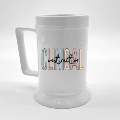 Clinical Instructor Boho Clinical Instructors Gift Beer Stein