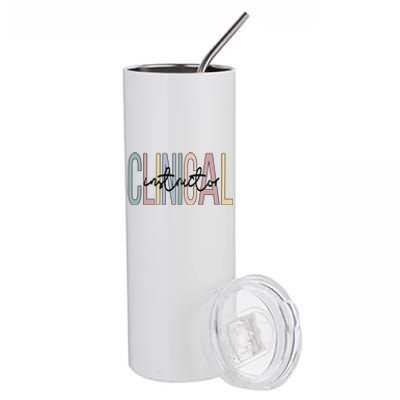 Clinical Instructor Boho Clinical Instructors Gift Stainless Steel Tumbler