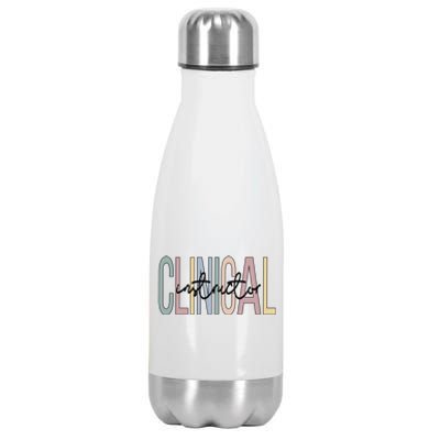 Clinical Instructor Boho Clinical Instructors Gift Stainless Steel Insulated Water Bottle