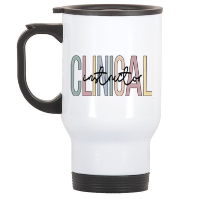 Clinical Instructor Boho Clinical Instructors Gift Stainless Steel Travel Mug