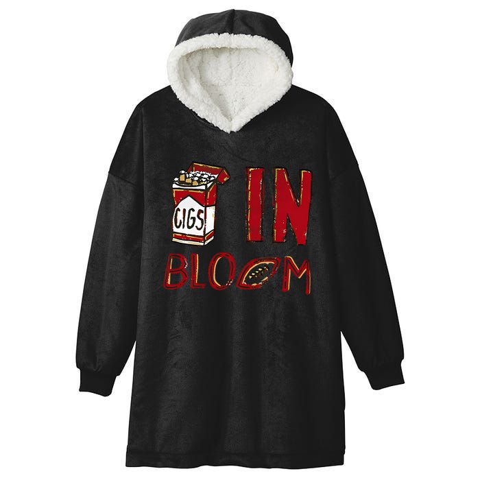 Cigs In Bloom Hooded Wearable Blanket