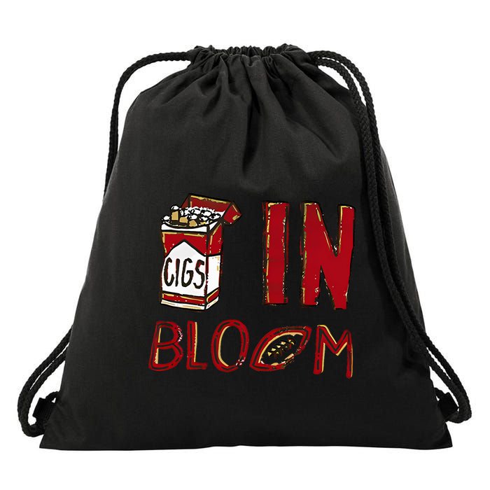Cigs In Bloom Drawstring Bag
