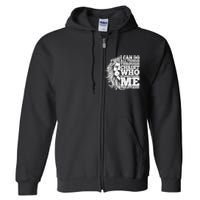 Christian I Can Do All Things Through Christ Lion Faith Gift Full Zip Hoodie