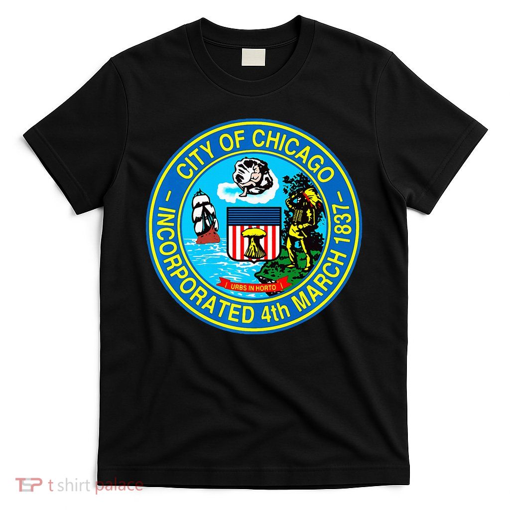 Chicago Illinois City Seal I Love Chicago Illinoisan T-Shirt